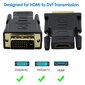 RoGer Universal Adapter HDMI > DVI Black kaina ir informacija | Adapteriai, USB šakotuvai | pigu.lt