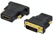 RoGer Universal Adapter HDMI > DVI Black kaina ir informacija | Adapteriai, USB šakotuvai | pigu.lt