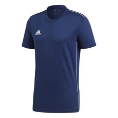 Futbolo marškinėliai vyrams Adidas Core 18 Training CV3450, mėlyni цена и информация | Футбольная форма и другие товары | pigu.lt