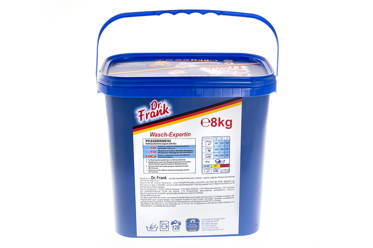 Universalūs skalbimo milteliai DR Frank 120 sk.( 8 kg) цена и информация | Skalbimo priemonės | pigu.lt