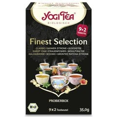 Yogi Tea Finest Selection arbatų rinkinys, 18 vnt kaina ir informacija | Arbata | pigu.lt