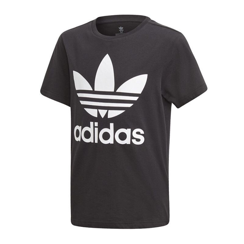 Marškinėliai berniukams Adidas Originals Trefoil Jr DV2905, juodi kaina |  pigu.lt