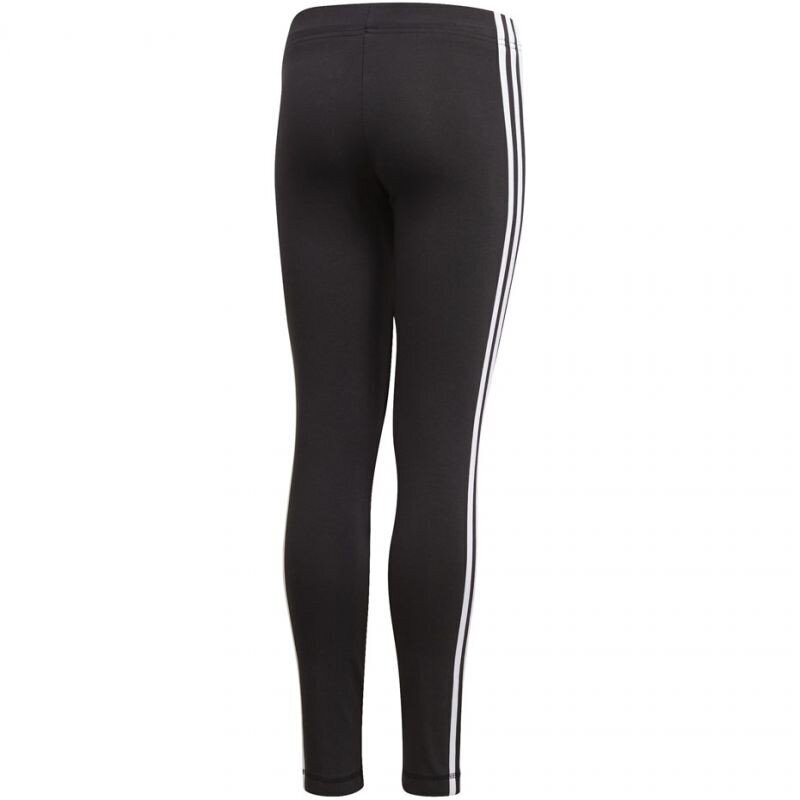 Sportinės kelnės mergaitėms Adidas essentials 3S tight Jr DV0367, juodos цена и информация | Kelnės mergaitėms | pigu.lt
