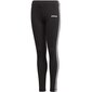 Sportinės kelnės mergaitėms Adidas essentials 3S tight Jr DV0367, juodos цена и информация | Kelnės mergaitėms | pigu.lt