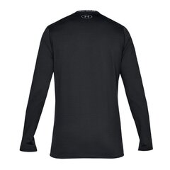 Marškinėliai ilgomis rankovėmis vyrams Under Armor Fitted CG Crew M 1332491-001, juodi kaina ir informacija | Vyriški marškinėliai | pigu.lt