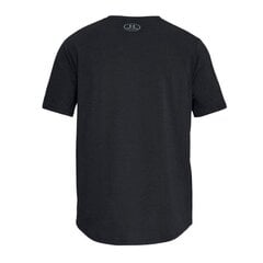 Marškinėliai vyrams Under Armor Versa Tee M 1322952-001, juodi kaina ir informacija | Vyriški marškinėliai | pigu.lt