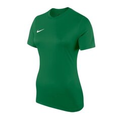 Marškinėliai moterims Nike Womens Park T-shirt W 833058-302, žali цена и информация | Футболка женская | pigu.lt