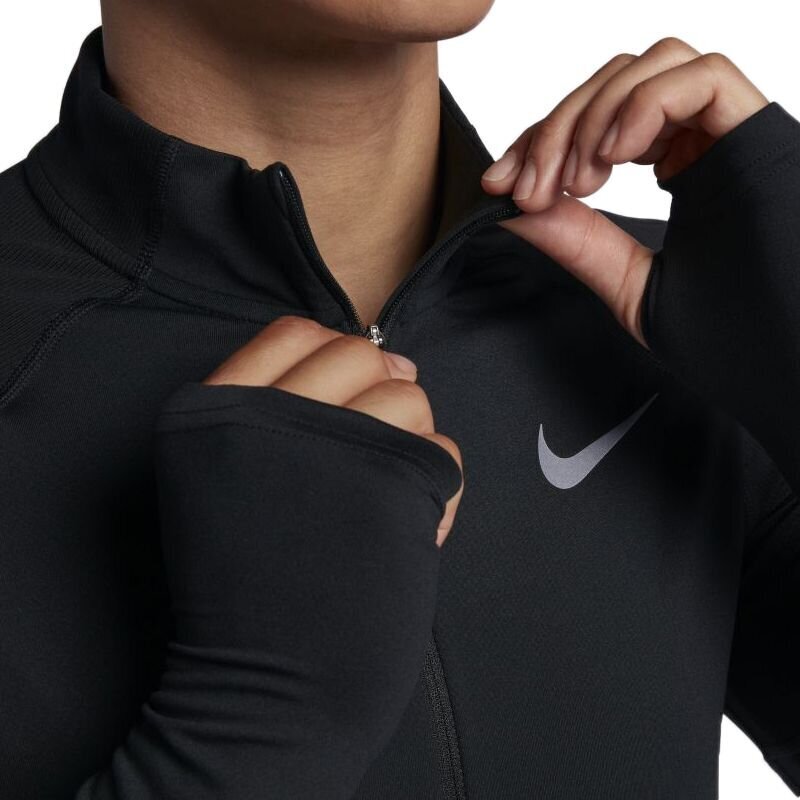 Marškinėliai ilgomis rankovėmis vyrams Nike DRI-FIT EL Top HZ 2.0 M AH8973-010, juodi цена и информация | Vyriški marškinėliai | pigu.lt