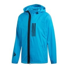 Striukė vyrams Adidas WND JKT Fleece-Lined M DZ0053, mėlyna kaina ir informacija | Vyriškos striukės | pigu.lt