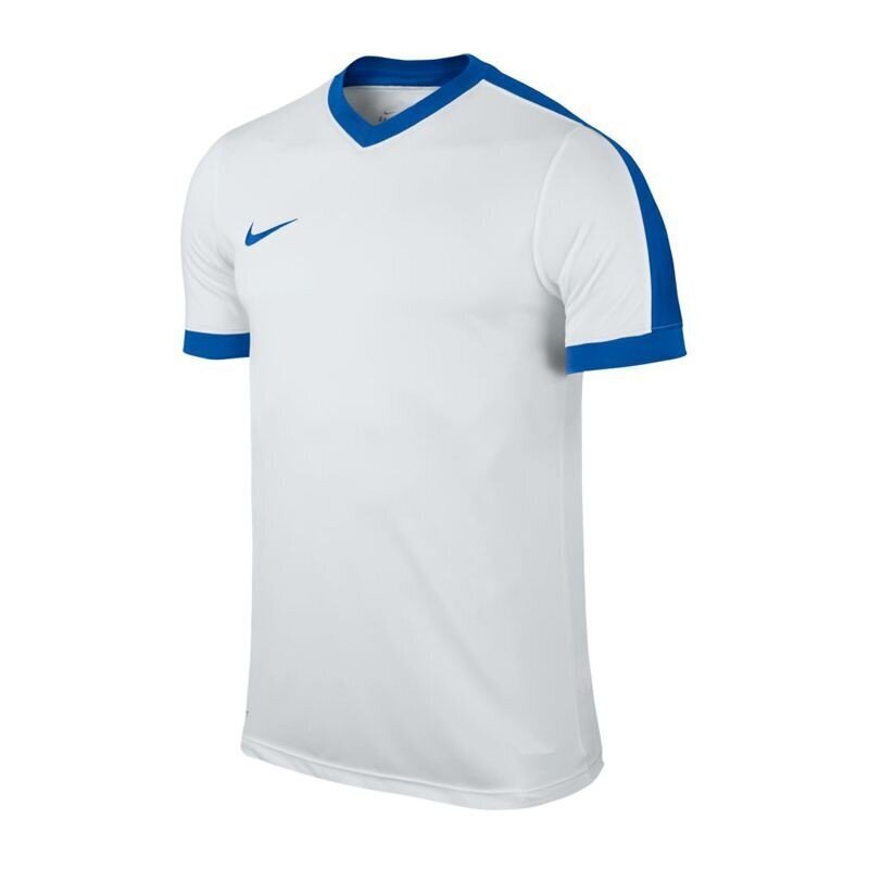 Marškinėliai berniukams Nike Striker IV Jr 725974-100, balti kaina ir informacija | Marškinėliai berniukams | pigu.lt