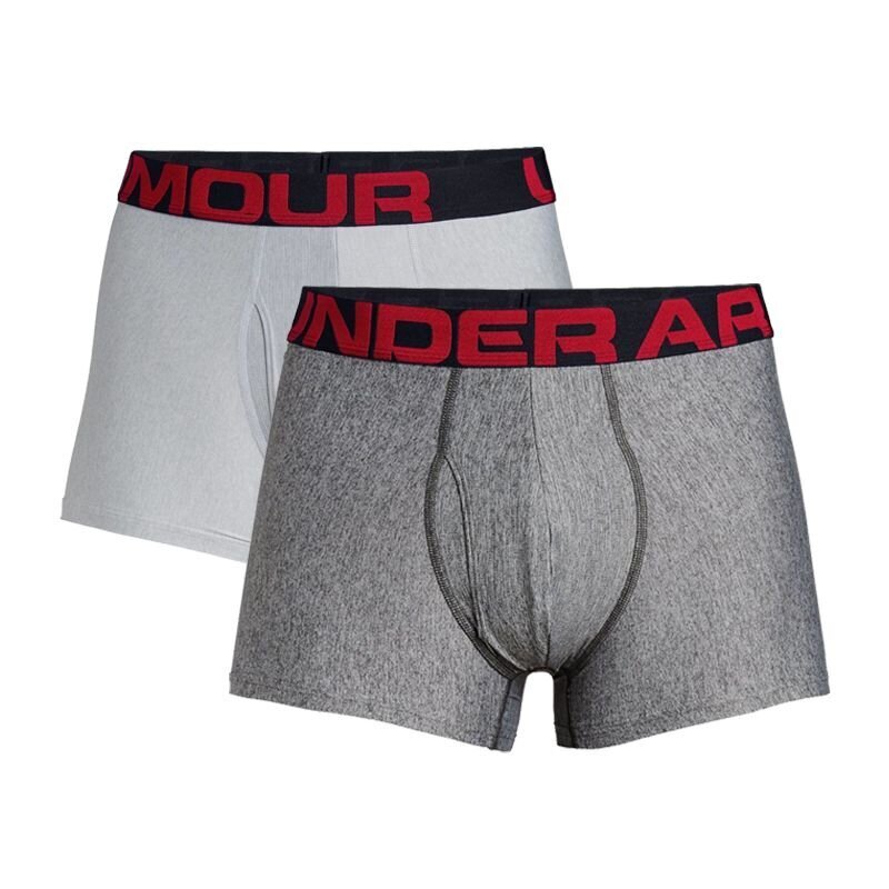 Trumpikės vyrams Under Armor Tech 3 2Pac Boxers M 1327414-011, 2 vnt. цена и информация | Trumpikės | pigu.lt