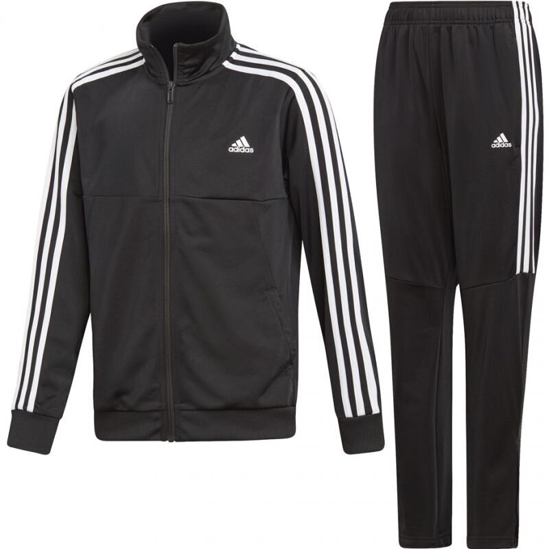 Sportinis kostiumas berniukams Adidas YB TS tiro Jr DV1738, juodas kaina ir informacija | Kelnės berniukams | pigu.lt