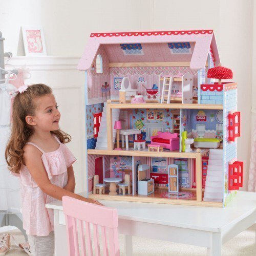 Lėlių namas KidKraft Chelsea, 65054 цена и информация | Žaislai mergaitėms | pigu.lt