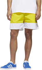 Шорты для мужчин Adidas Originals Freestyle Shorts Yellow White цена и информация | Мужская спортивная одежда | pigu.lt