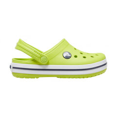 Crocs™ klumpės vaikams Kids' Crocband Clog, žalios kaina ir informacija | Guminės klumpės vaikams | pigu.lt