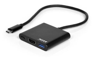 Док-станция miniPORT DESIGNS USB-C mini цена и информация | Адаптеры, USB-разветвители | pigu.lt