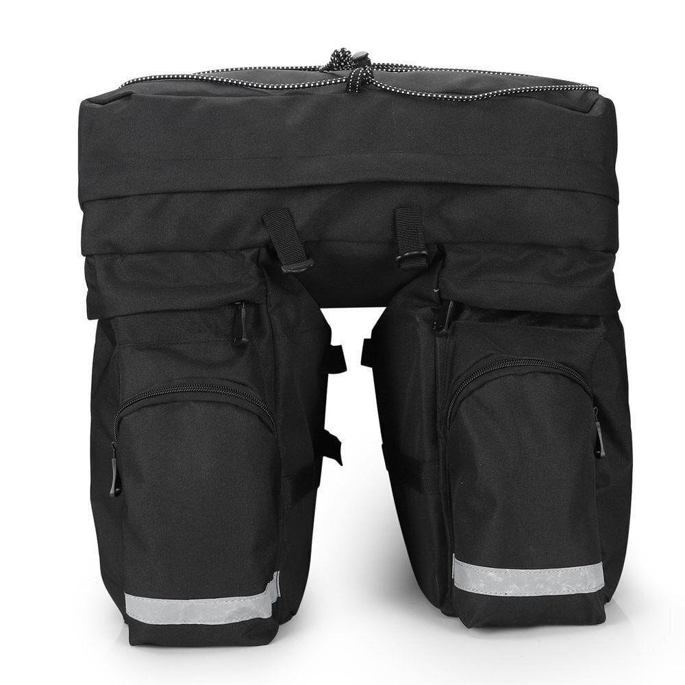 Dviračio bagažinės krepšys Wozinsky, juodas цена и информация | Krepšiai, telefonų laikikliai | pigu.lt