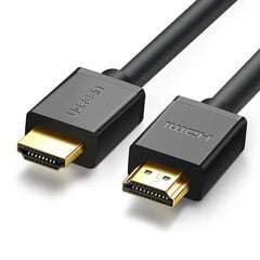 Kabelis Ugreen HDMI 4K 60 Hz 3D 3 m, juodas (HD104 10108) kaina ir informacija | Kabeliai ir laidai | pigu.lt