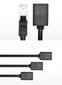 Ugreen NW112 tinklo laido prailginimas Cat 6, FTP, RJ45, 5 m, juodas kaina ir informacija | Kabeliai ir laidai | pigu.lt