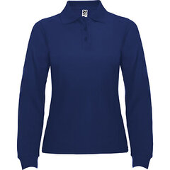 Marškinėliai ilgomis rankovėmis moterims, mėlyni kaina ir informacija | Marškinėliai moterims | pigu.lt