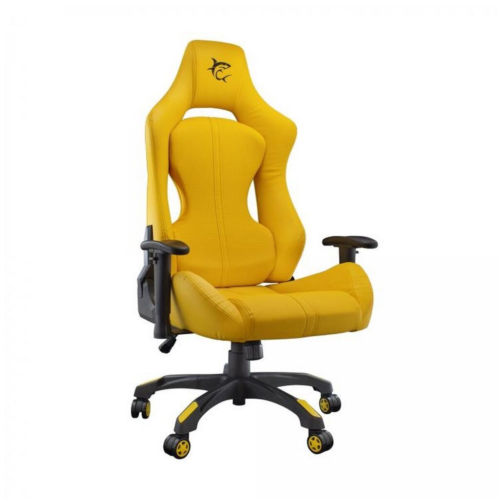 Žaidimų kėdė White Shark MONZA-Y, geltona kaina ir informacija | Biuro kėdės | pigu.lt