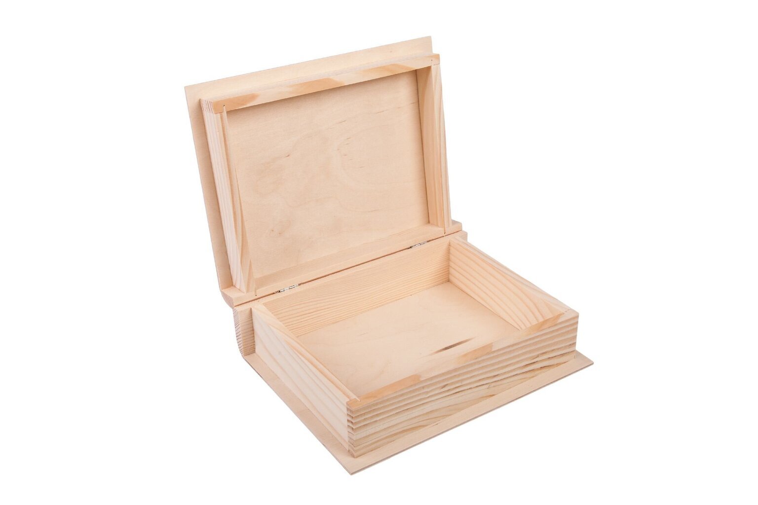 Medinė dėžutė Knyga MED0016, 23x18x8 cm цена и информация | Interjero detalės | pigu.lt