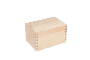 Medinė dėžutė Taupyklė MED0023, 13x9x9 cm kaina ir informacija | Originalios taupyklės | pigu.lt