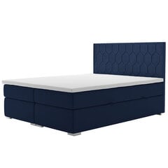 Кровать Selsey Ibella 160x200см, синяя цена и информация | Кровати | pigu.lt
