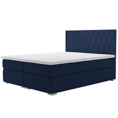 Кровать Selsey Ibella 140x200см, синяя цена и информация | Кровати | pigu.lt