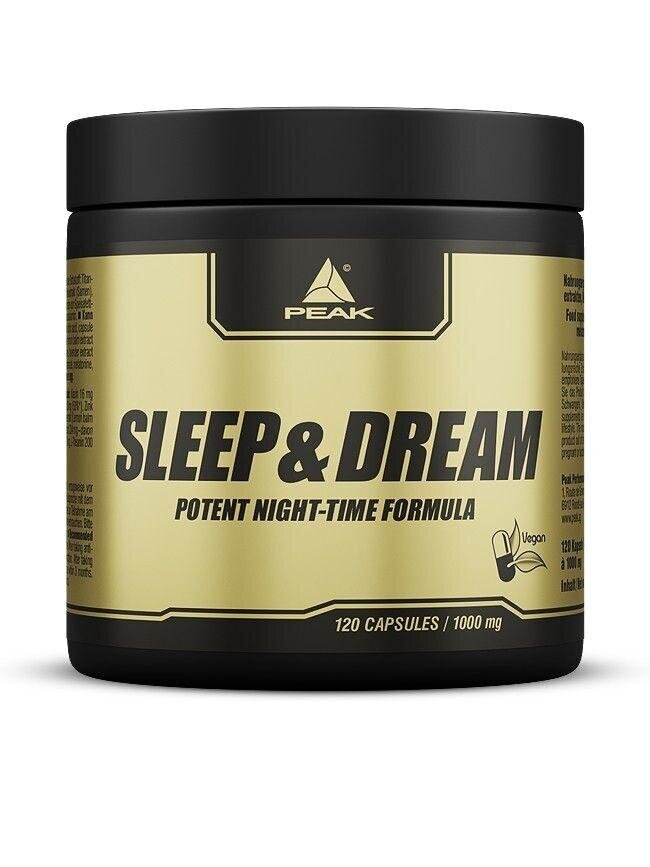 Maisto papildas Peak Sleep & Dream 120 kaps. kaina ir informacija | Vitaminai | pigu.lt