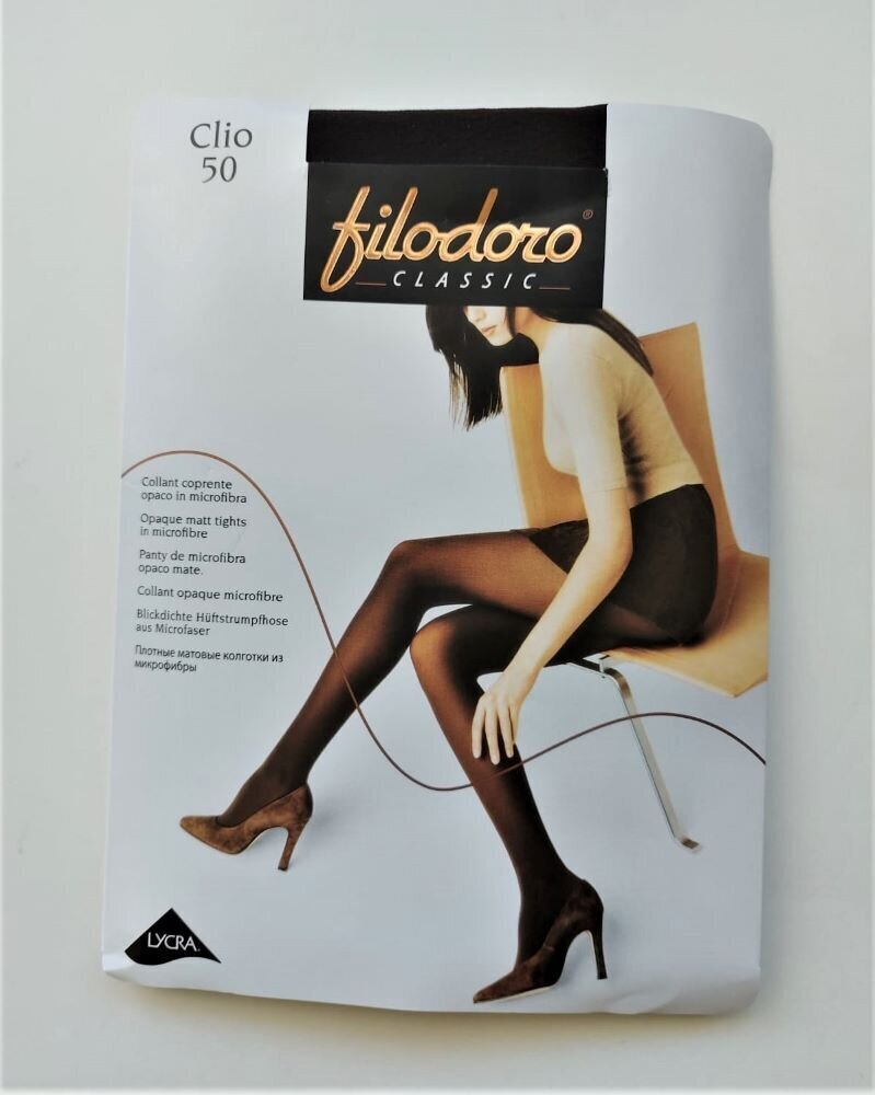 Колготки Filodoro Clio 50 DEN NERO цена | pigu.lt