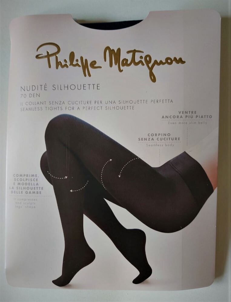 Pėdkelnės moterims Philippe Matignon Nudite Silhouette, mėlynos, 70 DEN kaina ir informacija | Pėdkelnės | pigu.lt