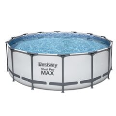 Каркасный бассейн Bestway Steel Pro Max 427x122 см, с фильтром цена и информация | Бассейны | pigu.lt