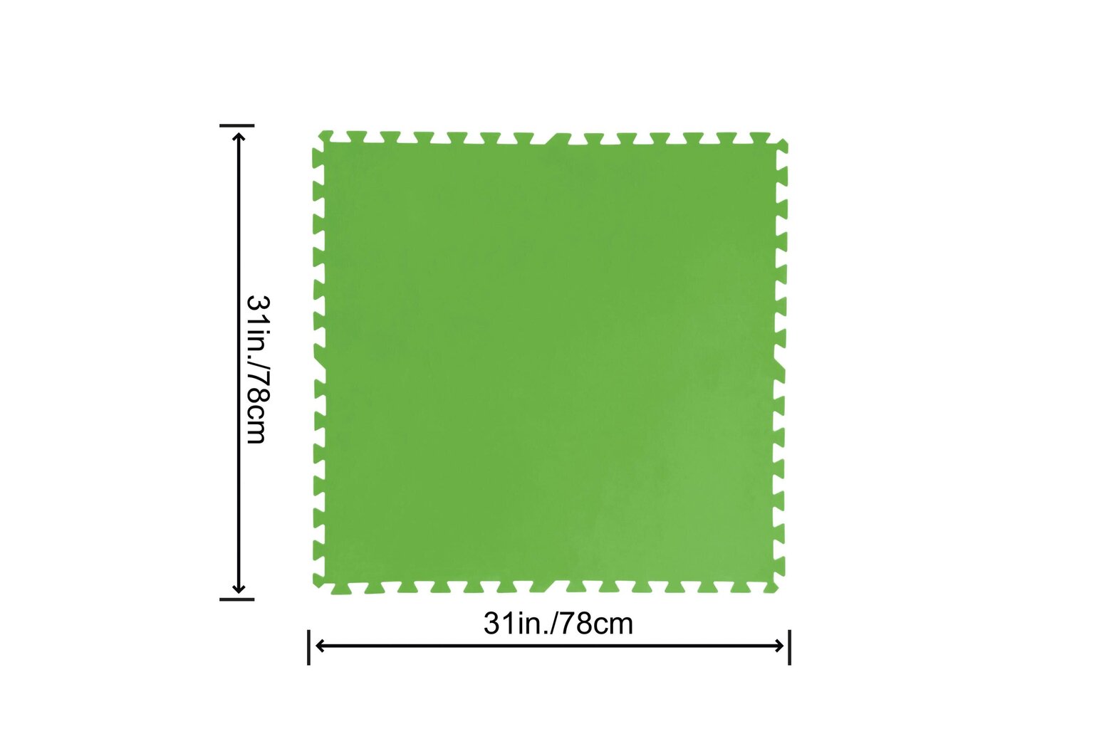 Segmentinis kilimėlis lauko baseinams Flowclear, 78x78 cm, 9 vnt. kaina ir informacija | Baseinų priedai | pigu.lt