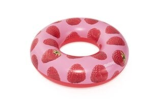 Надувной круг Bestway Scentsational Raspberry, 119 см цена и информация | Надувные и пляжные товары | pigu.lt