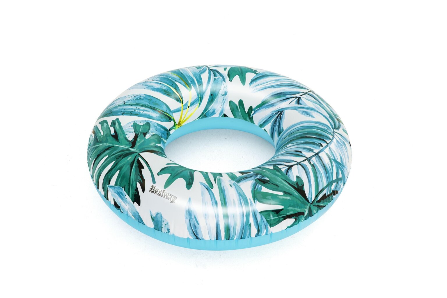 Pripučiamas ratas Bestway Tropical Palms, 106 cm kaina ir informacija | Pripučiamos ir paplūdimio prekės | pigu.lt