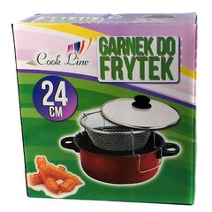 CookLine кастрюли - фритюрница, 24 см цена и информация | Кастрюли, скороварки | pigu.lt