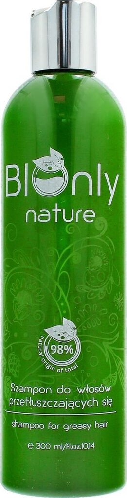 Šampūnas riebiems plaukams BIOnly Nature, 300ml kaina | pigu.lt