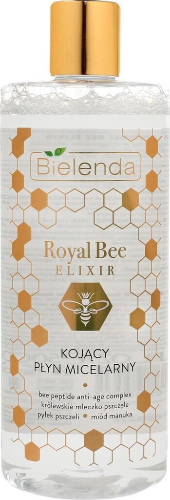 Micelinis vanduo makiažui valyti Bielenda Royal Bee Elixir, 500 ml цена и информация | Veido prausikliai, valikliai | pigu.lt