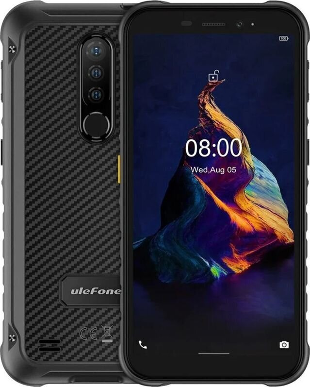 Ulefone Armor X8, 64 GB, Dual SIM Black kaina ir informacija | Mobilieji telefonai | pigu.lt