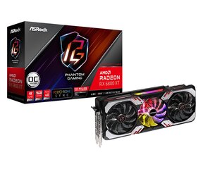 Vaizdo plokštė Asrock RX6800XT PGD 16GO AMD GeForce 6800 XT 16 GB GDDR6 kaina ir informacija | Vaizdo plokštės (GPU) | pigu.lt