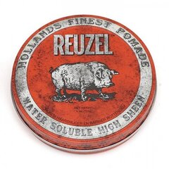 Помада для волос Reuzel Red Water Soluble High Sheen Pomade, 340 г цена и информация | Средства для укладки волос | pigu.lt