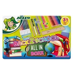 Rinkinys mokyklai Back2School All in Box, Jolly, 31 vnt. цена и информация | Принадлежности для рисования, лепки | pigu.lt