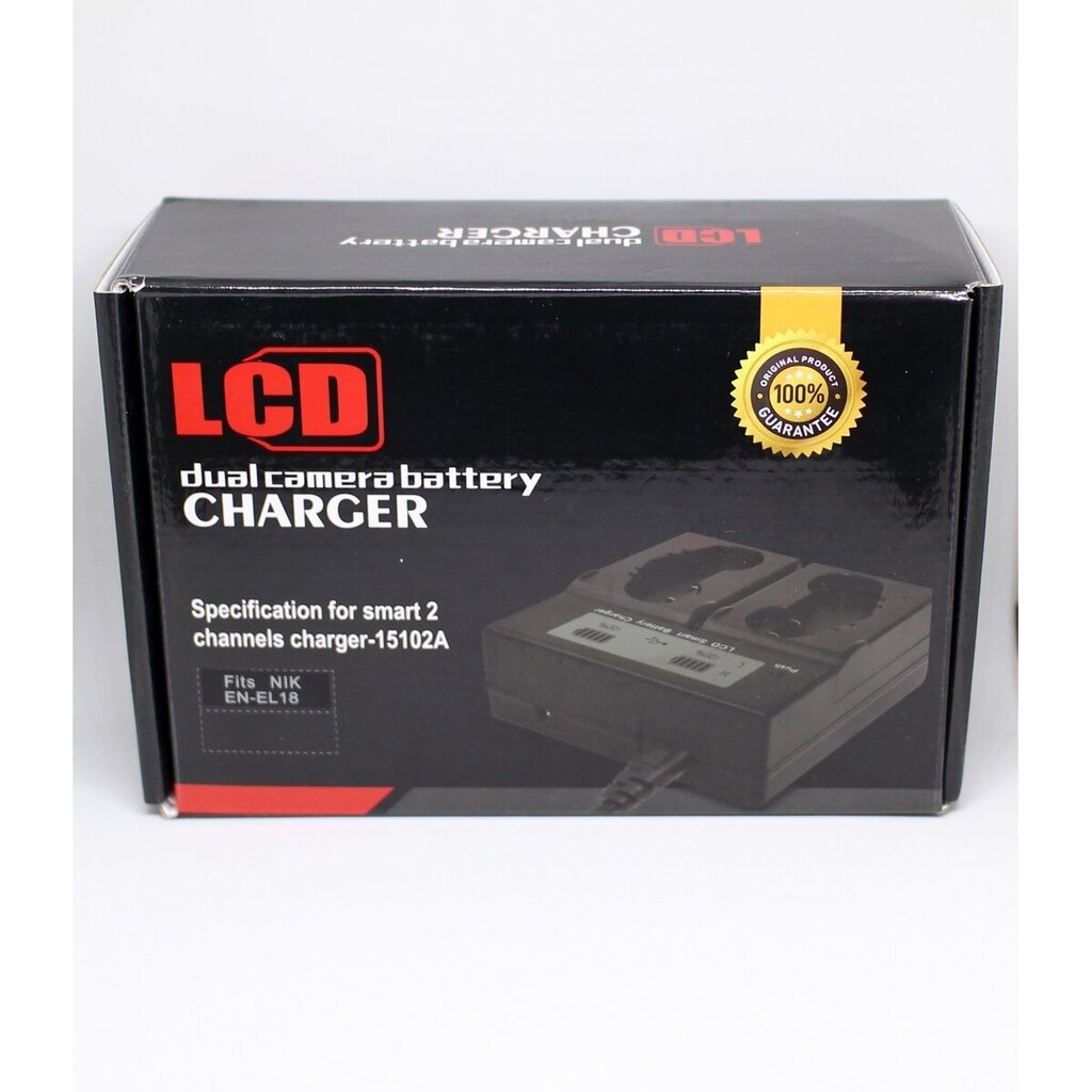 LCD Dual Camera Battery Charger цена и информация | Fotoaparatų krovikliai | pigu.lt