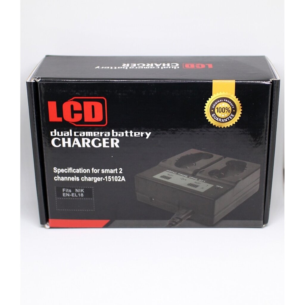 LCD Dual Camera Battery Charger kaina ir informacija | Fotoaparatų krovikliai | pigu.lt