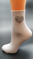 Kojinės moterims be Snazzy SK-39, sidabrinės kaina ir informacija | Moteriškos kojinės | pigu.lt