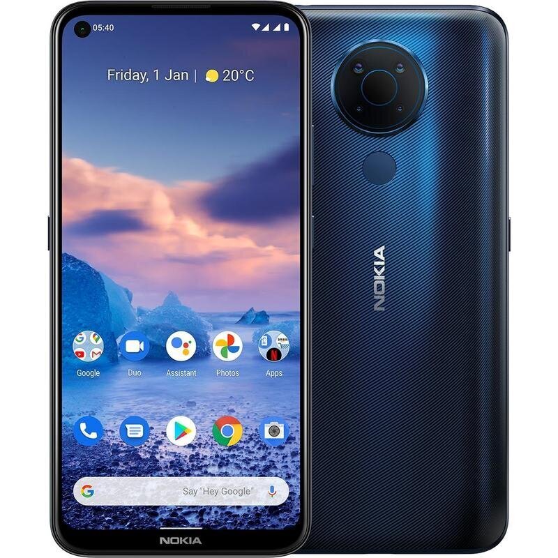 Nokia 5.4, 128GB, Dual SIM, Blue kaina ir informacija | Mobilieji telefonai | pigu.lt