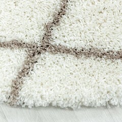 Ayyildiz kilimas Shaggy Alvor Cream 3401, apvalus, 80x80 cm kaina ir informacija | Kilimai | pigu.lt