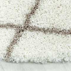 Ayyildiz kilimas Shaggy Alvor Cream 3401, apvalus, 120x120 cm kaina ir informacija | Kilimai | pigu.lt