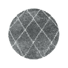Ayyildiz kilimas Shaggy Alvor Grey 3401, apvalus, 80x80 cm kaina ir informacija | Kilimai | pigu.lt